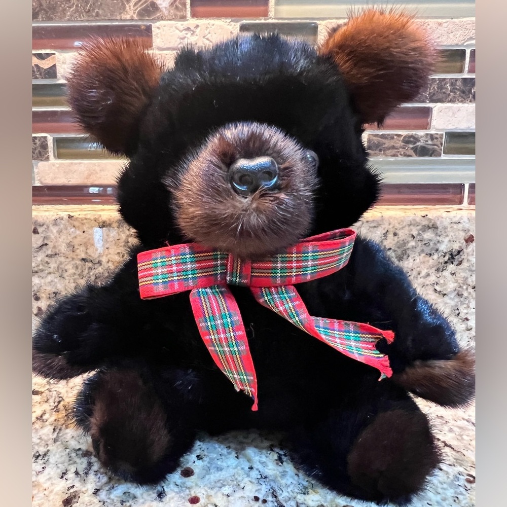 Mink teddy bear
